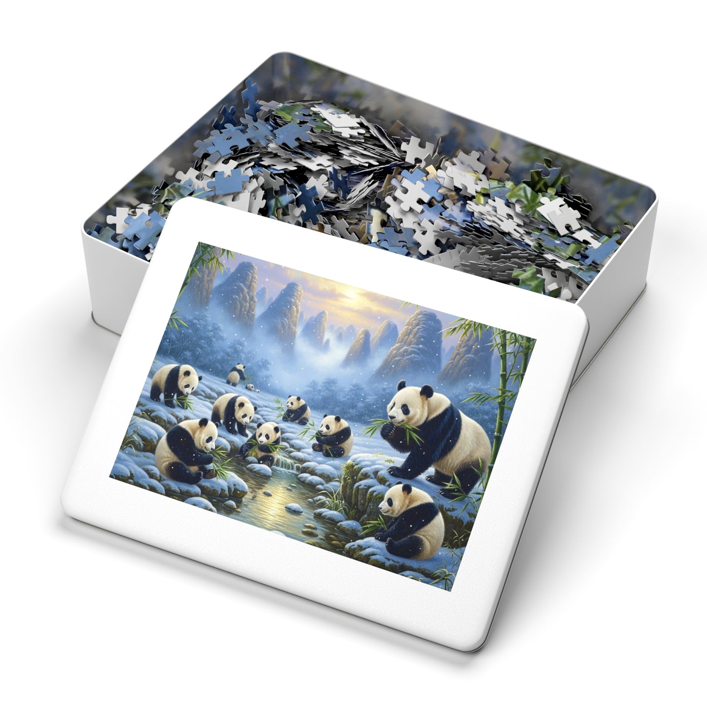 Panda Family Jigsaw Puzzle