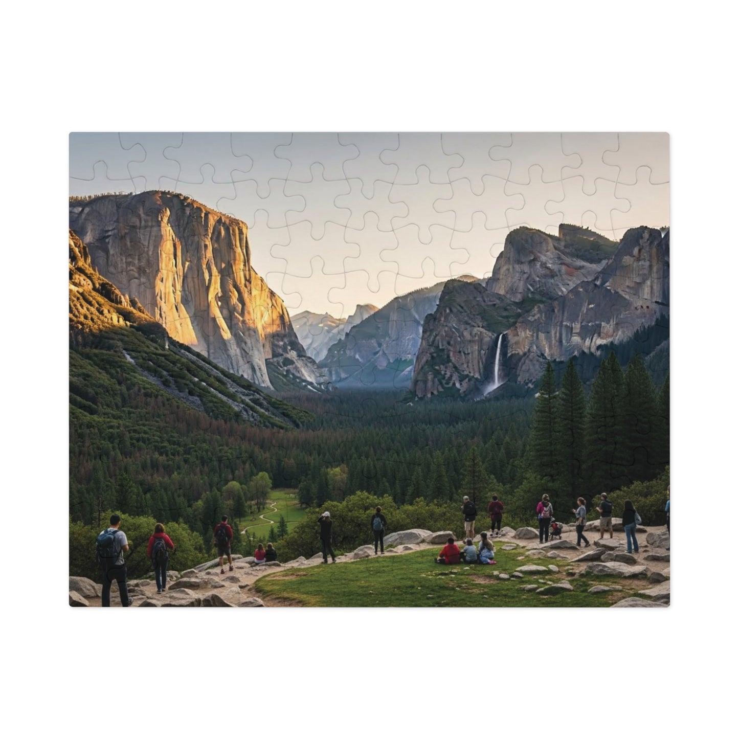 Yosemite Valley Jigsaw Puzzle 🌄 Granite Cliffs, Waterfalls & Iconic National Park View
