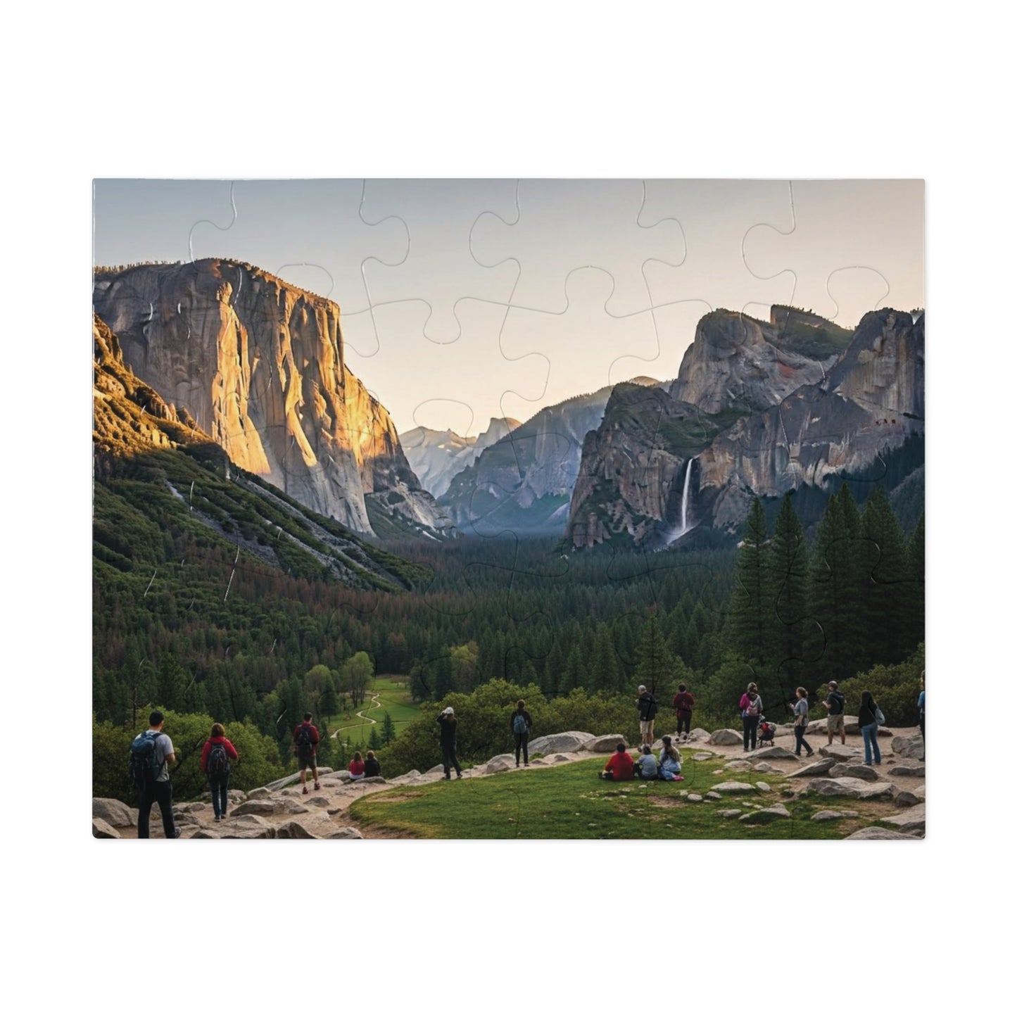 Yosemite Valley Jigsaw Puzzle 🌄 Granite Cliffs, Waterfalls & Iconic National Park View