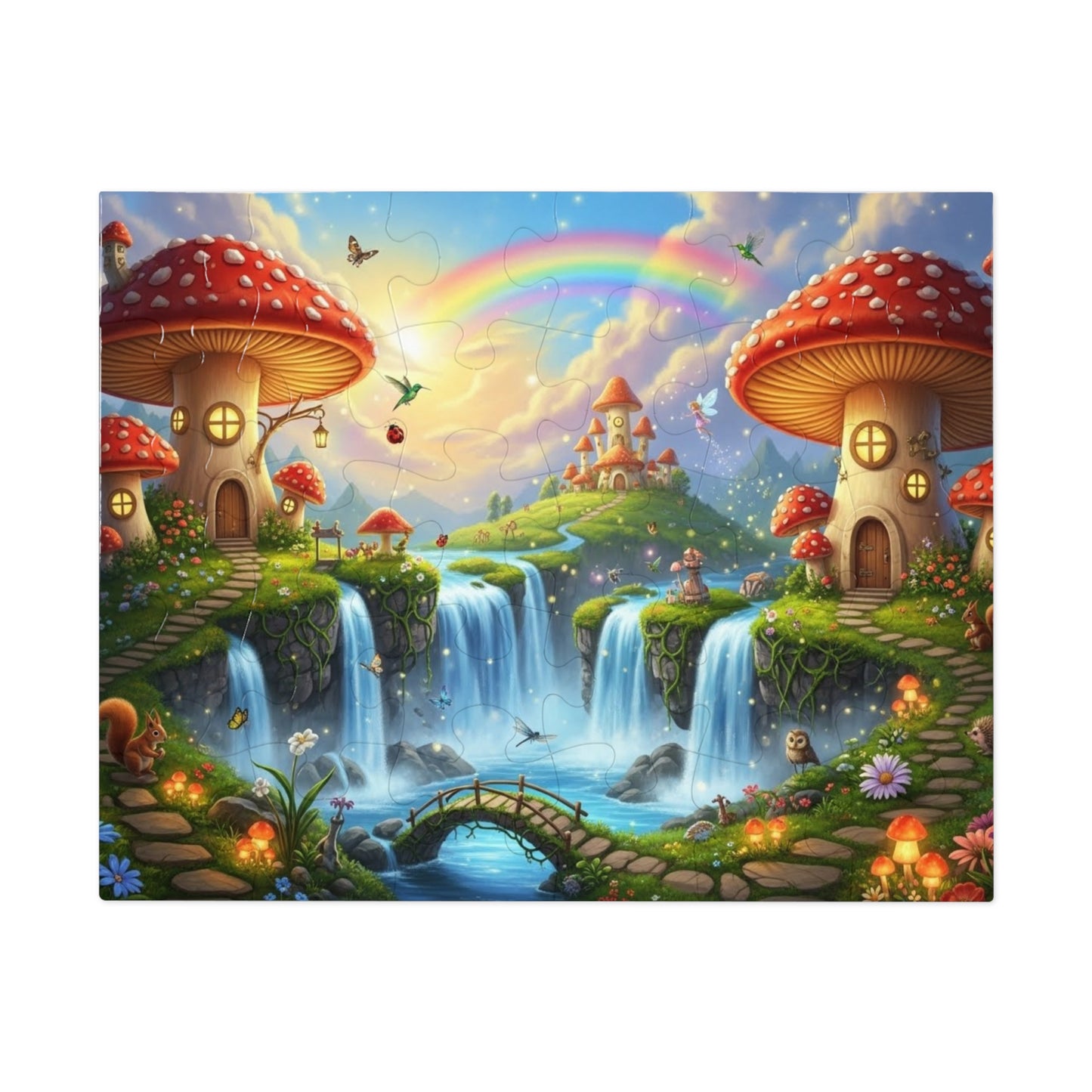 Mushroom Village Jigsaw Puzzle