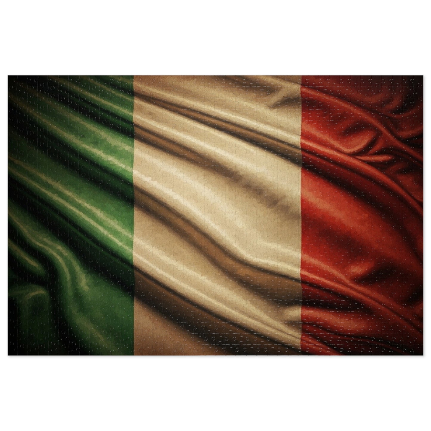 Italian Flag Jigsaw Puzzle