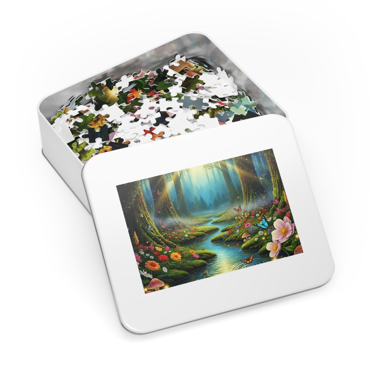 Enchanted Forest Stream Jigsaw Puzzle