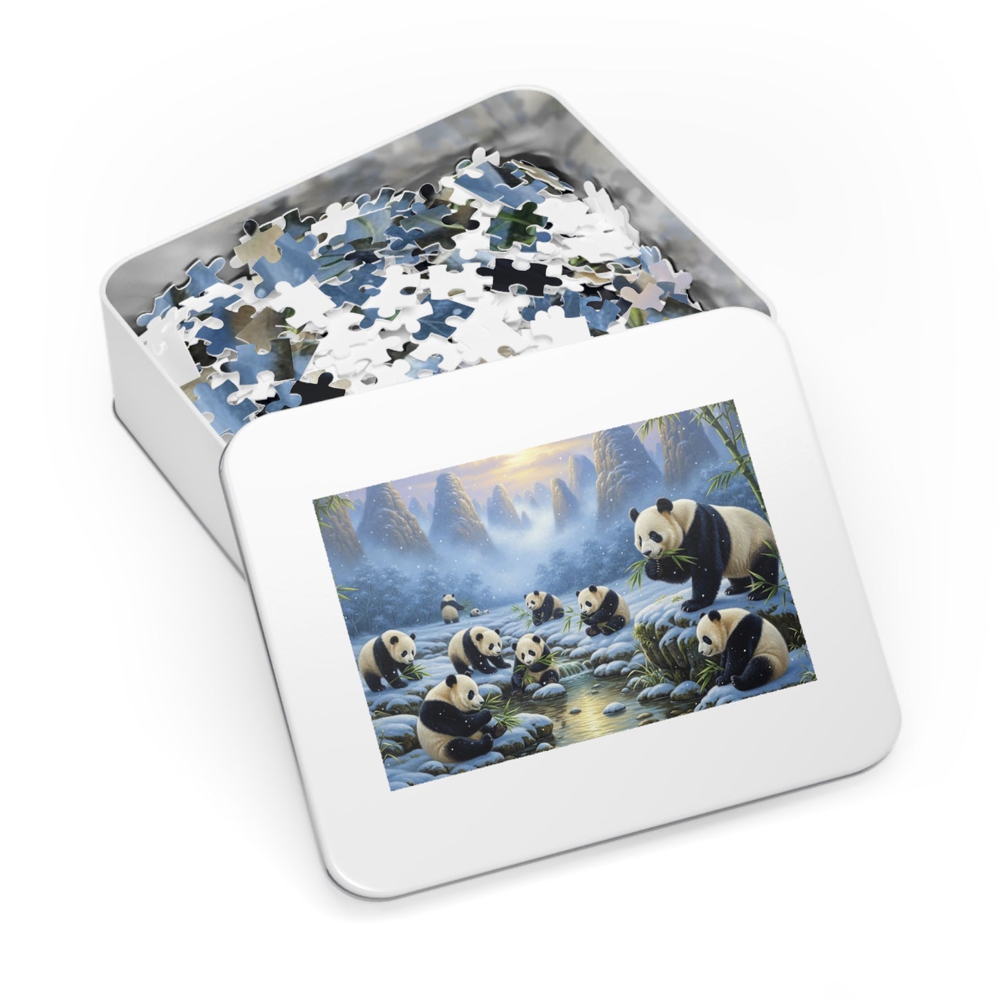 Panda Family Jigsaw Puzzle