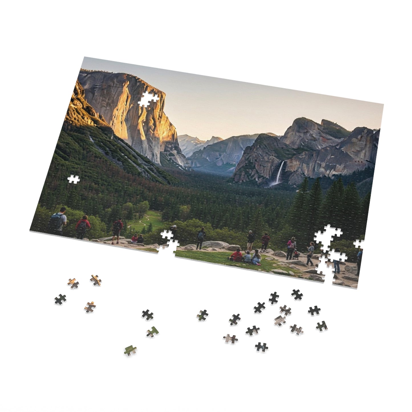 Yosemite Valley Jigsaw Puzzle 🌄 Granite Cliffs, Waterfalls & Iconic National Park View