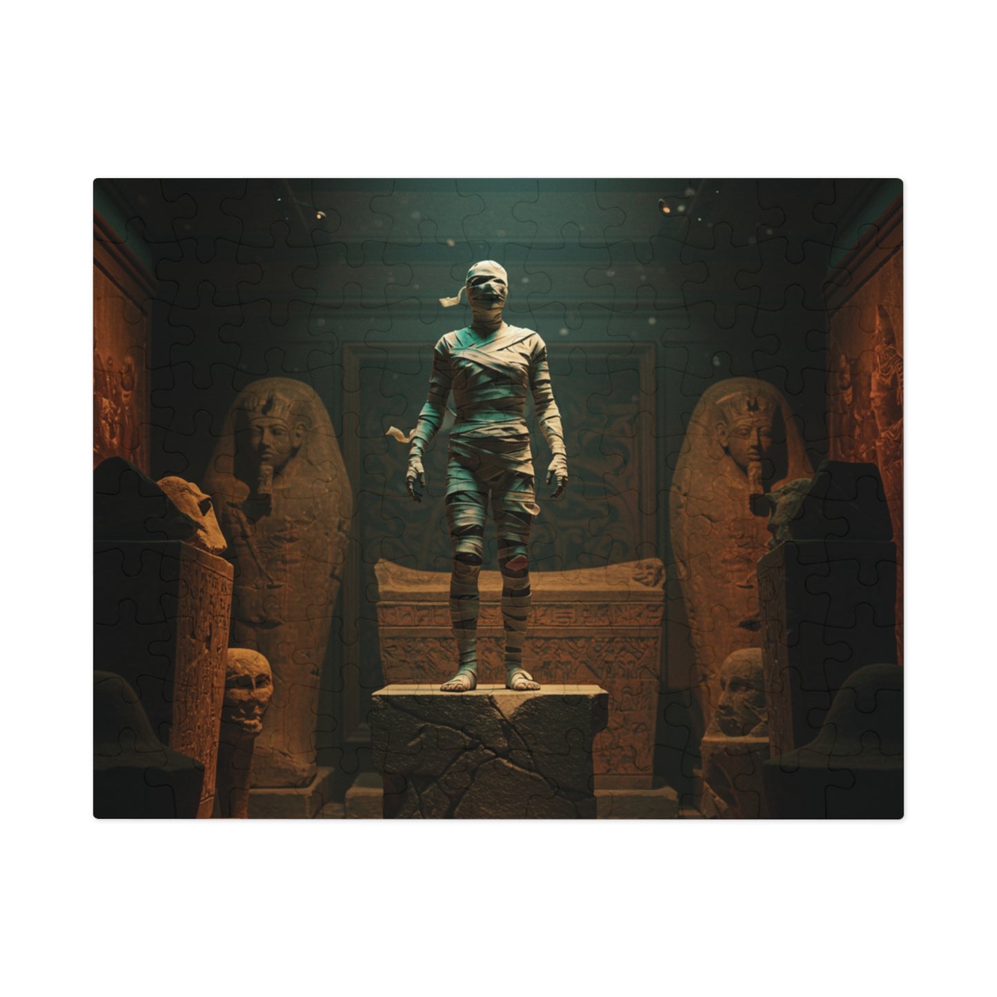 Ancient Egypt Jigsaw Puzzle with Tin - 500 Piece Puzzle, Educational Gift, Home Decor, Family Fun, Perfect for History Lovers