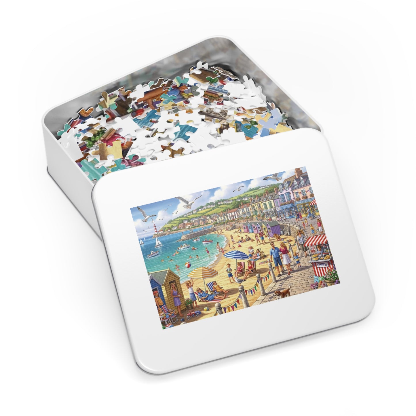 Coastal Seaside Beach Jigsaw Puzzle