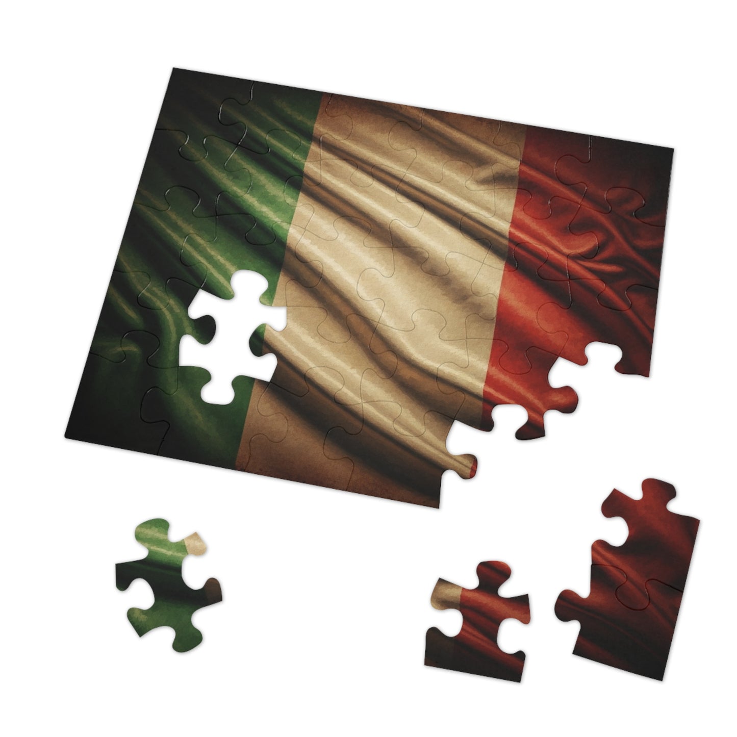 Italian Flag Jigsaw Puzzle