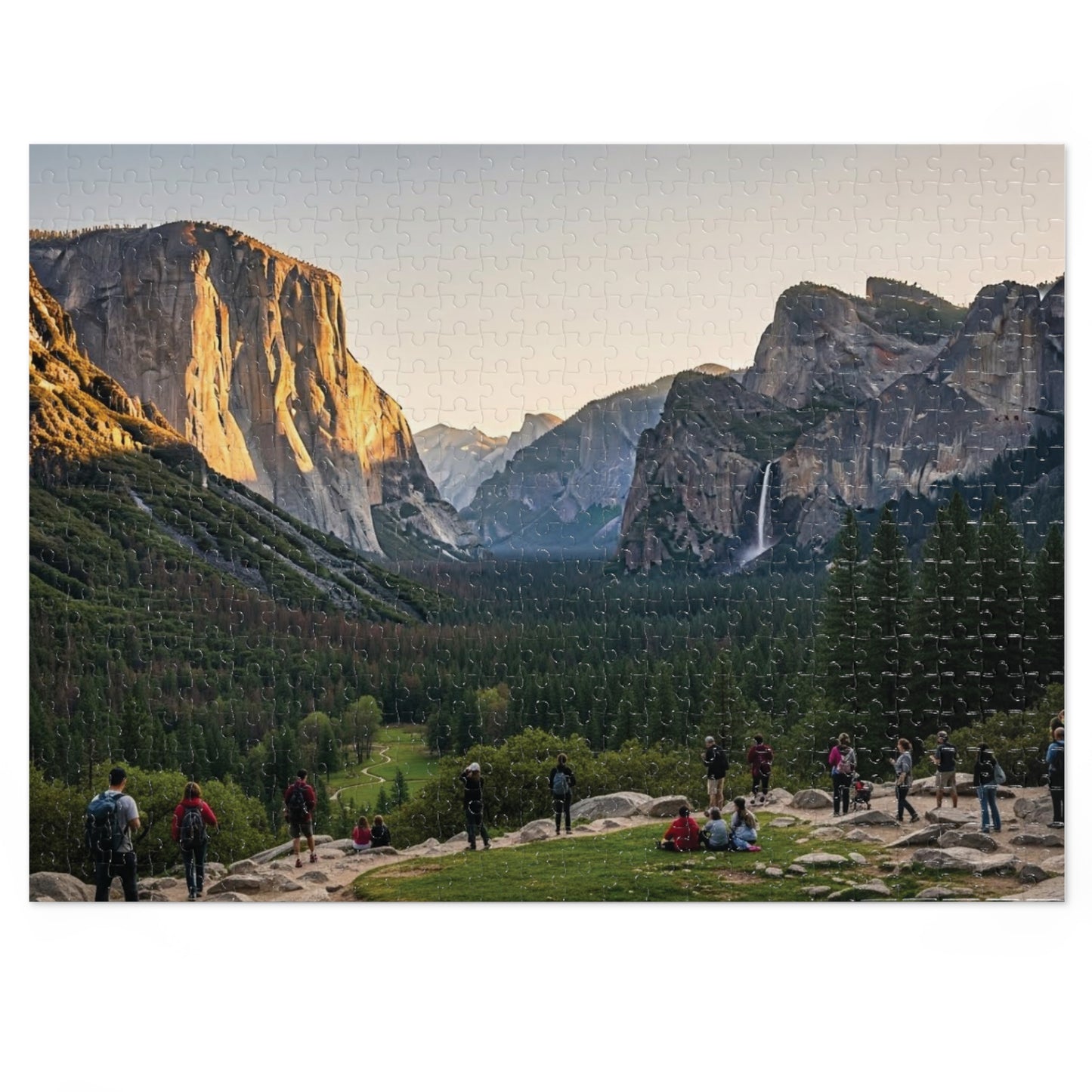 Yosemite Valley Jigsaw Puzzle 🌄 Granite Cliffs, Waterfalls & Iconic National Park View