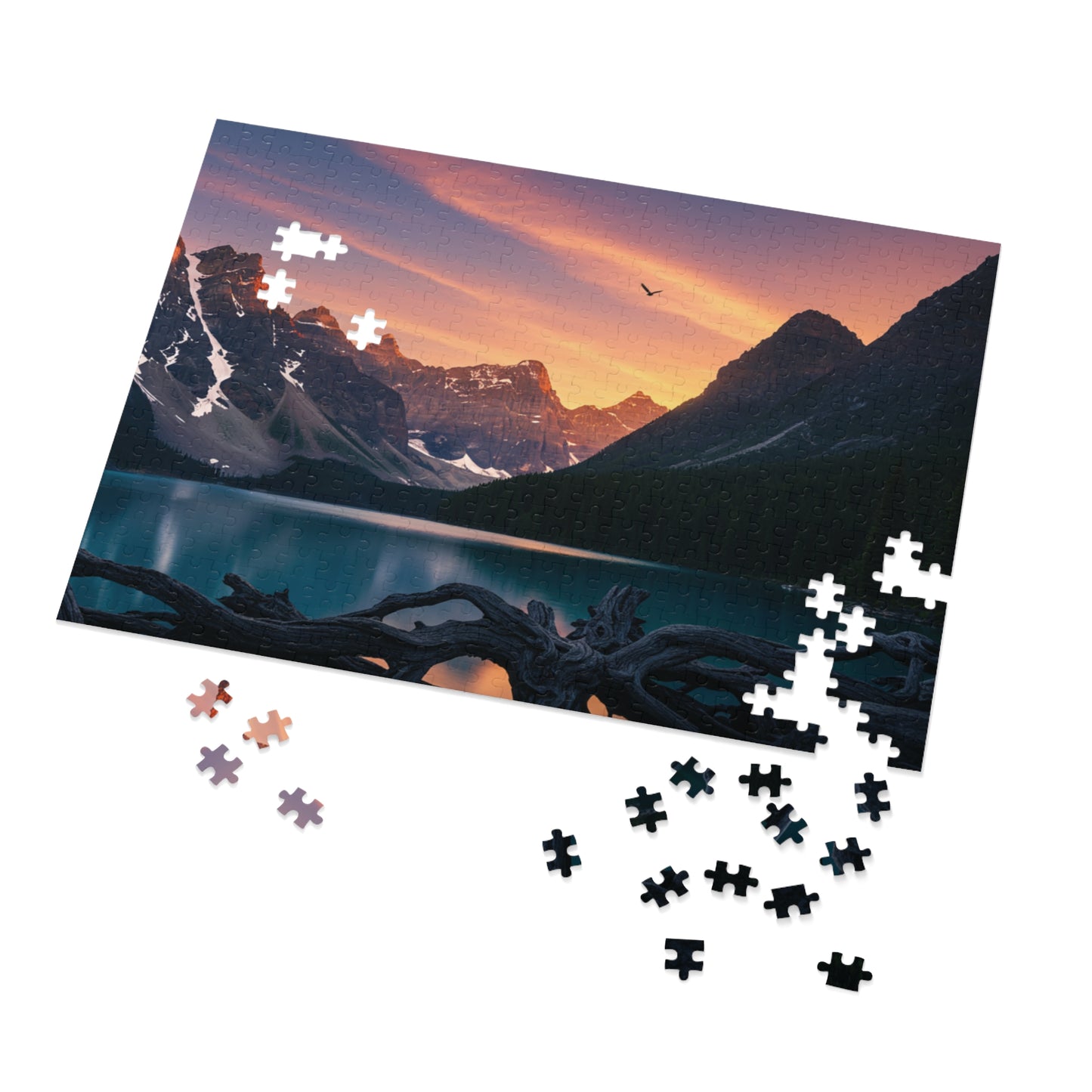110, 252, 500, 1000, 2000 Scenic Jigsaw Puzzle with Tin, Nature Puzzle, Gift for Puzzle Lovers, Home Decor, Family Activity, Relaxation Gift