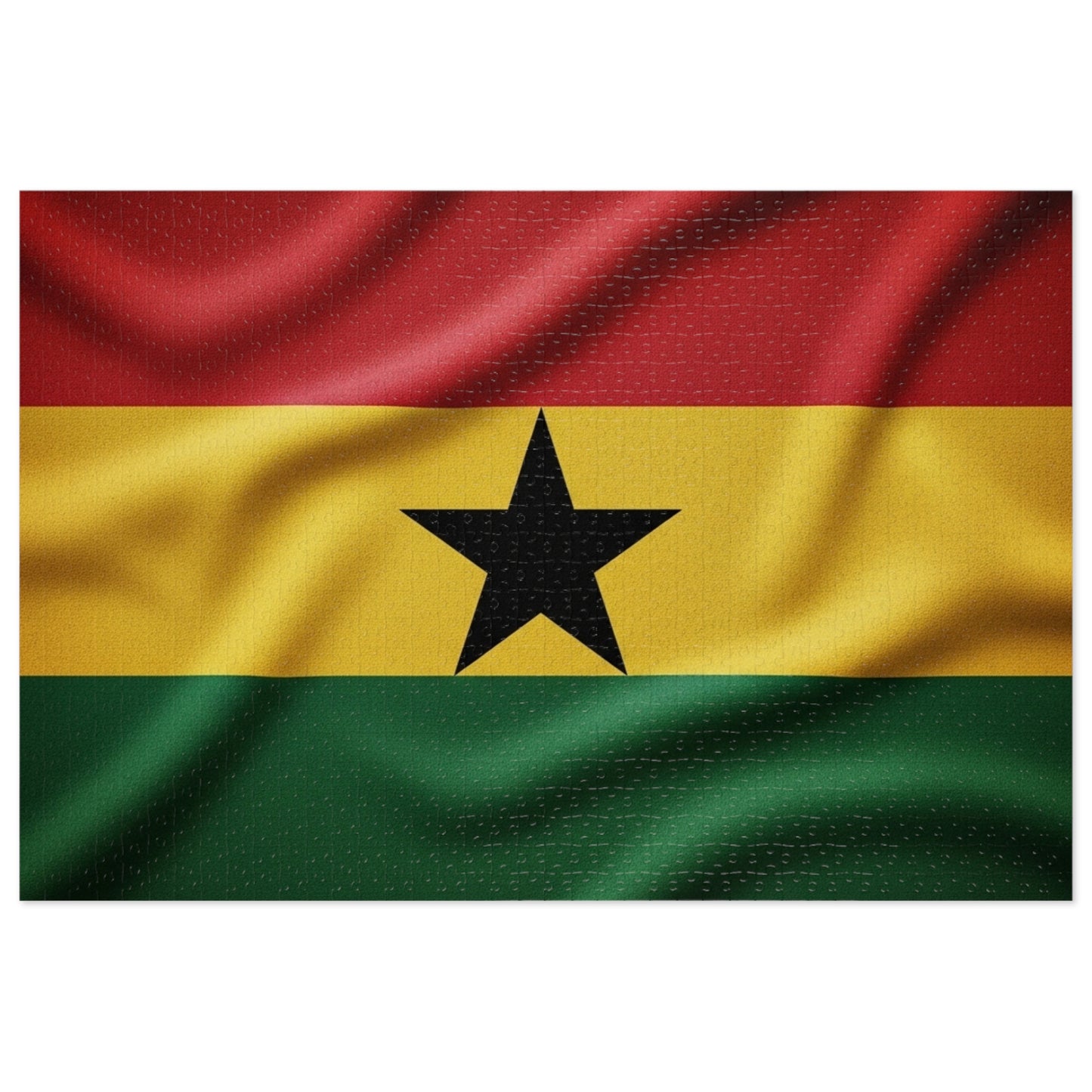 Ghana Flag Jigsaw Puzzle