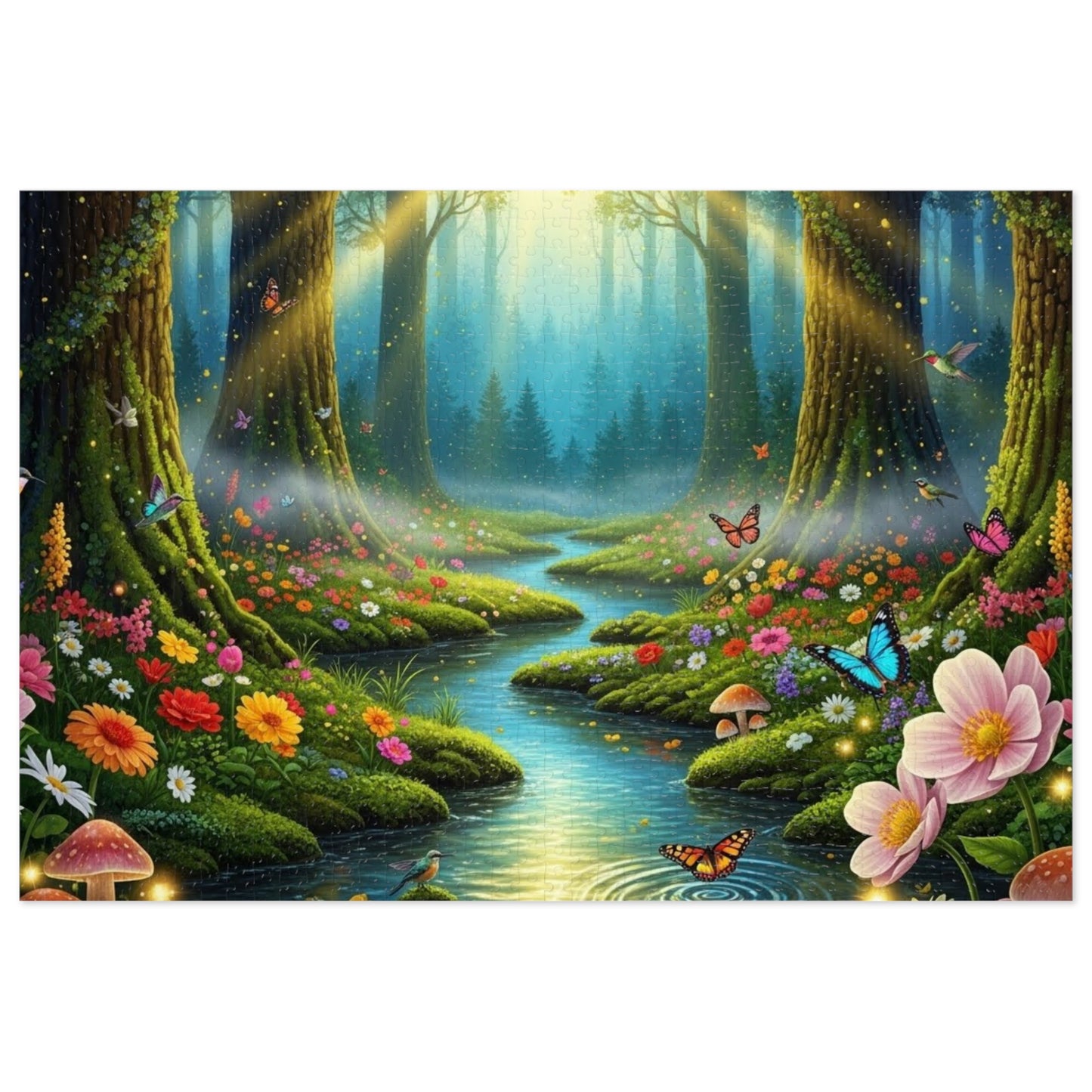 Enchanted Forest Stream Jigsaw Puzzle