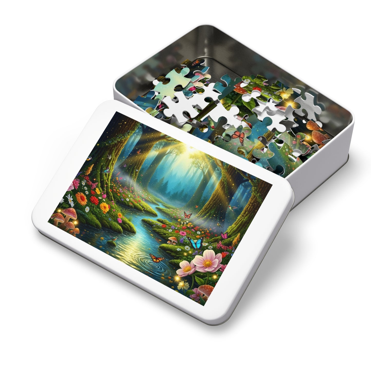 Enchanted Forest Stream Jigsaw Puzzle