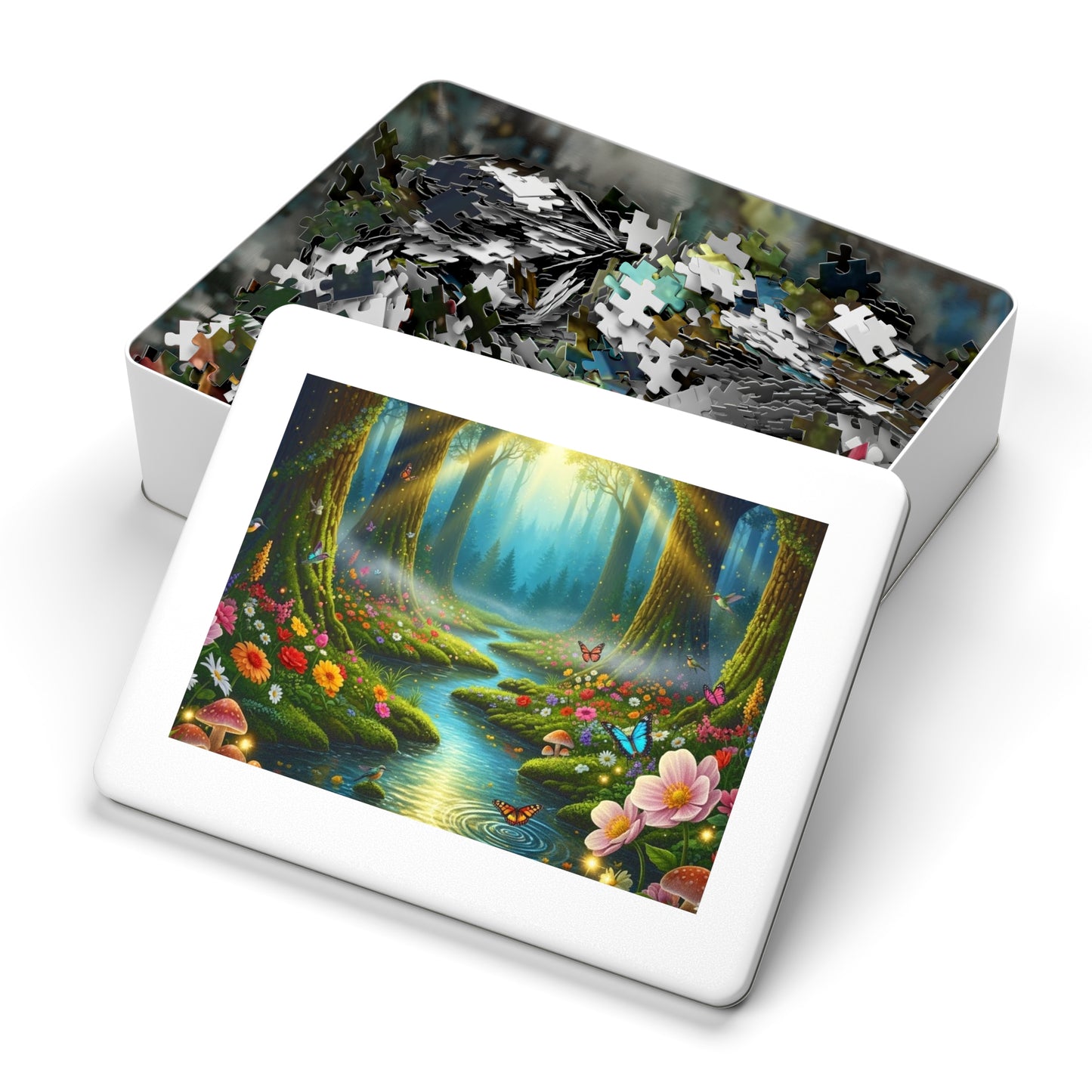 Enchanted Forest Stream Jigsaw Puzzle