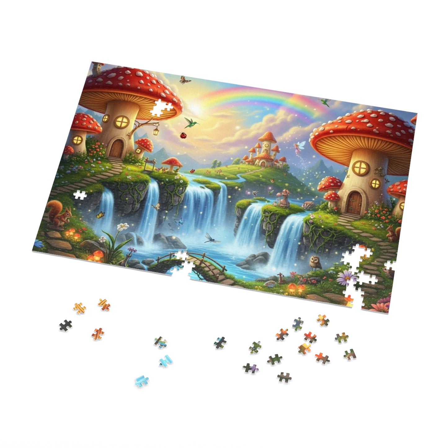 Mushroom Village Jigsaw Puzzle