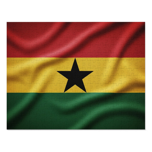 Ghana Flag Jigsaw Puzzle