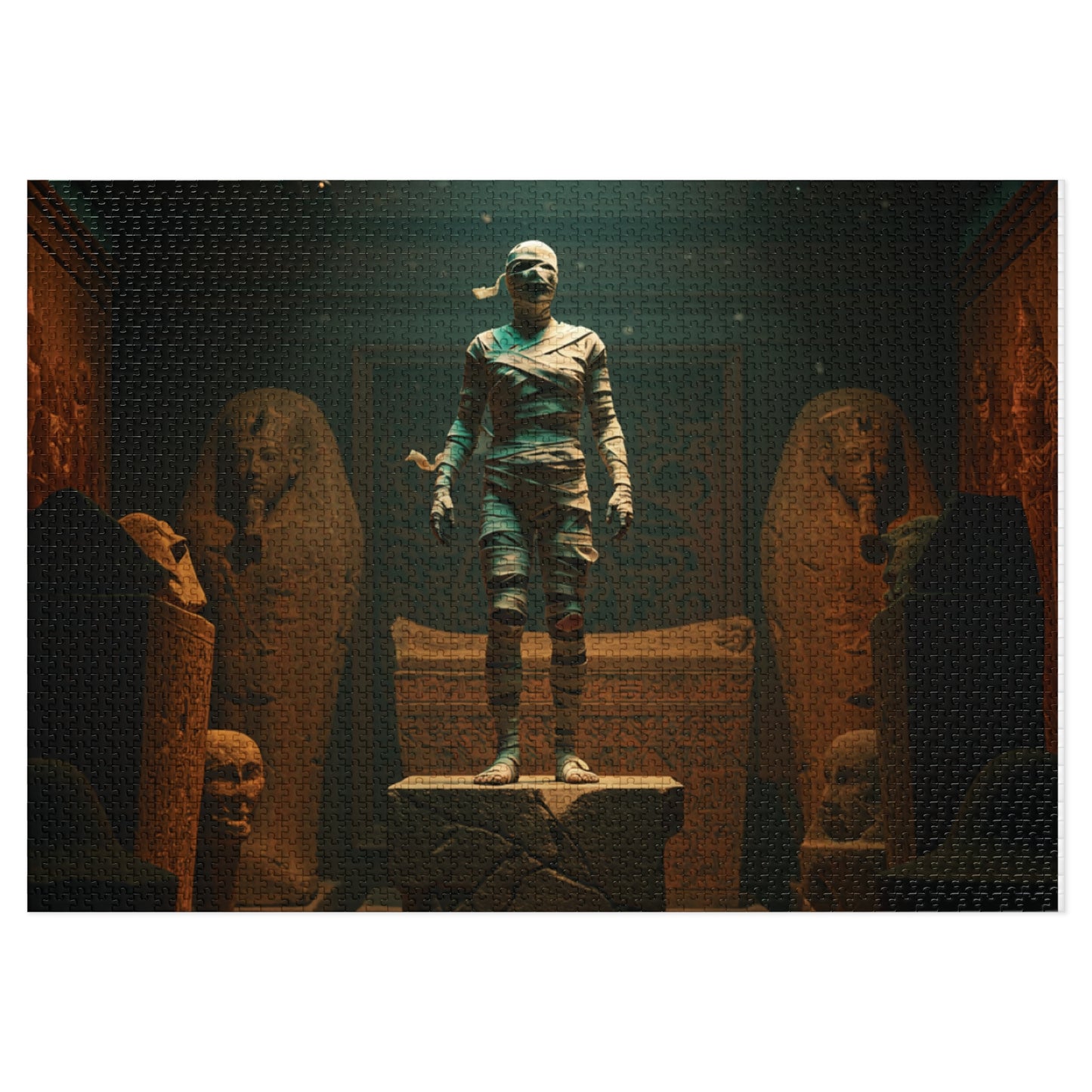 Ancient Egypt Jigsaw Puzzle with Tin - 500 Piece Puzzle, Educational Gift, Home Decor, Family Fun, Perfect for History Lovers