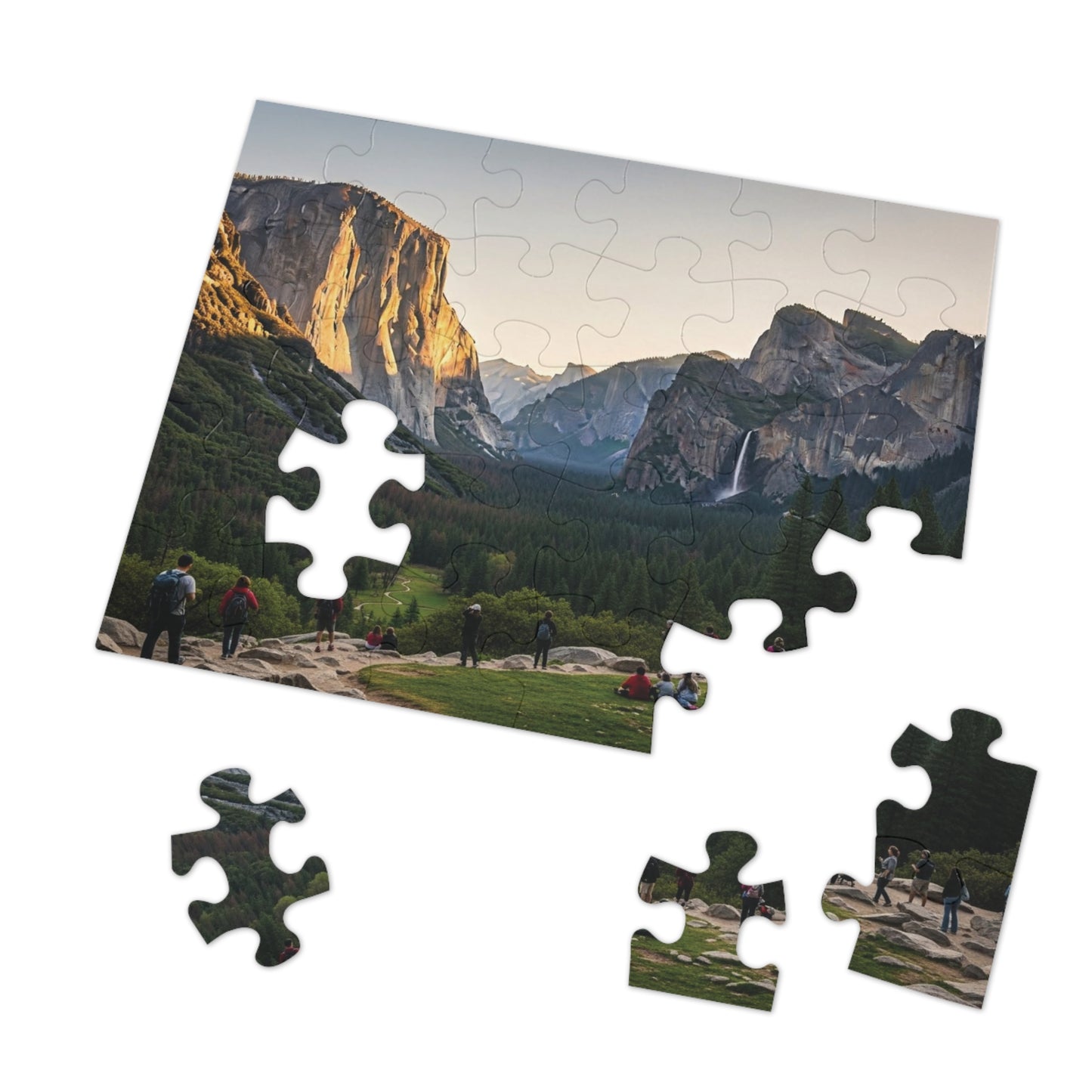 Yosemite Valley Jigsaw Puzzle 🌄 Granite Cliffs, Waterfalls & Iconic National Park View