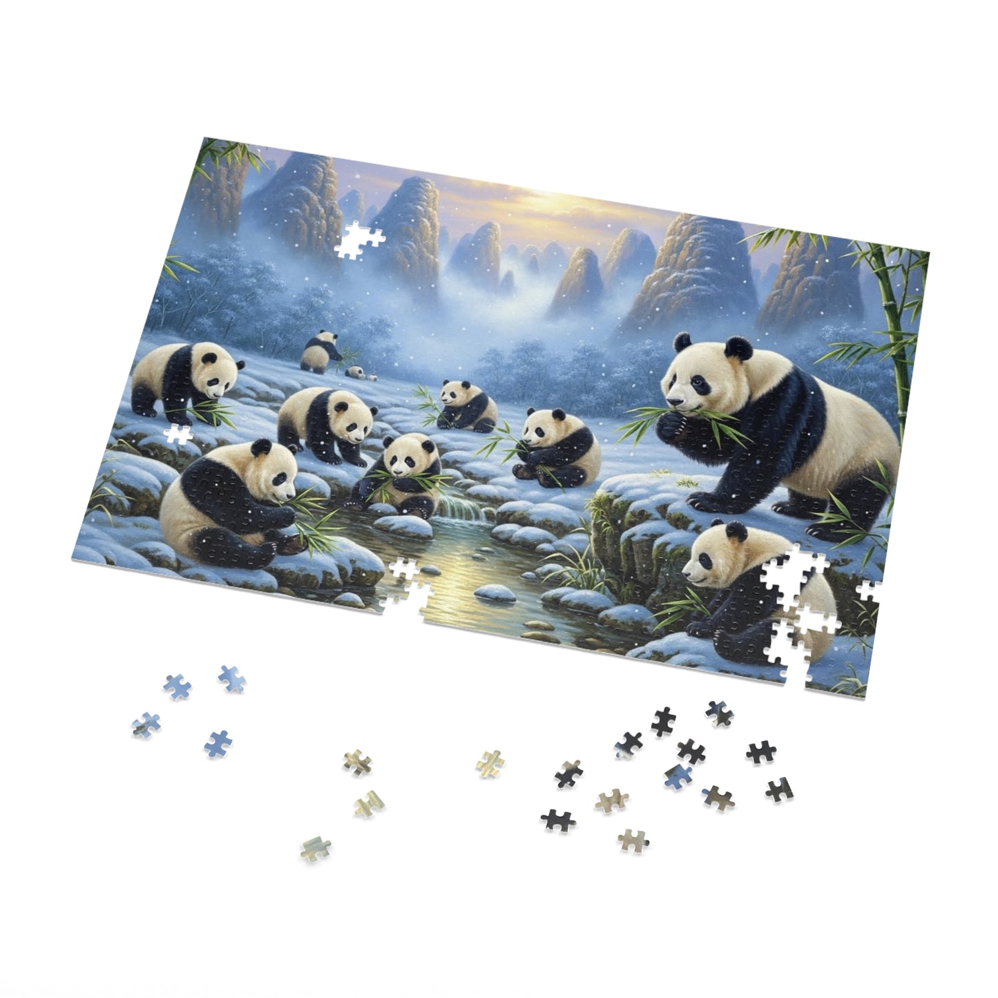 Panda Family Jigsaw Puzzle