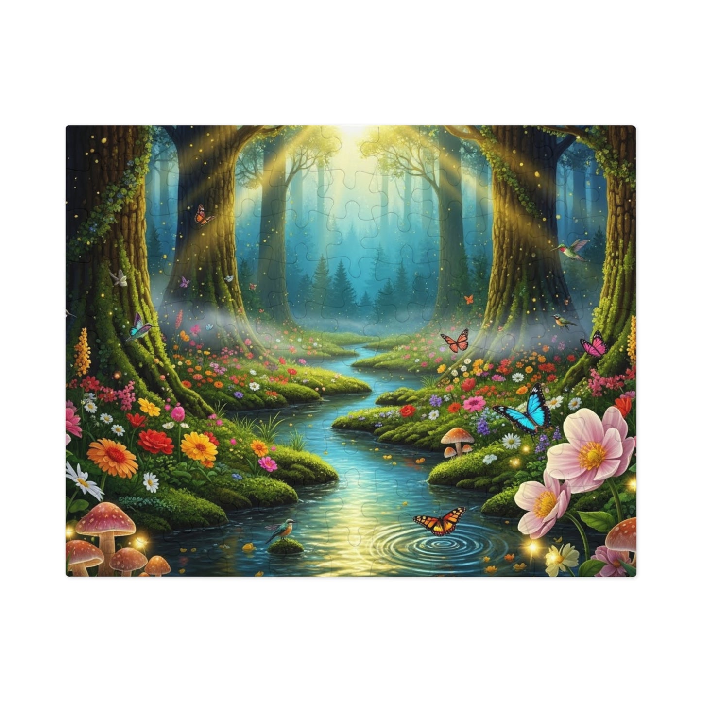 Enchanted Forest Stream Jigsaw Puzzle