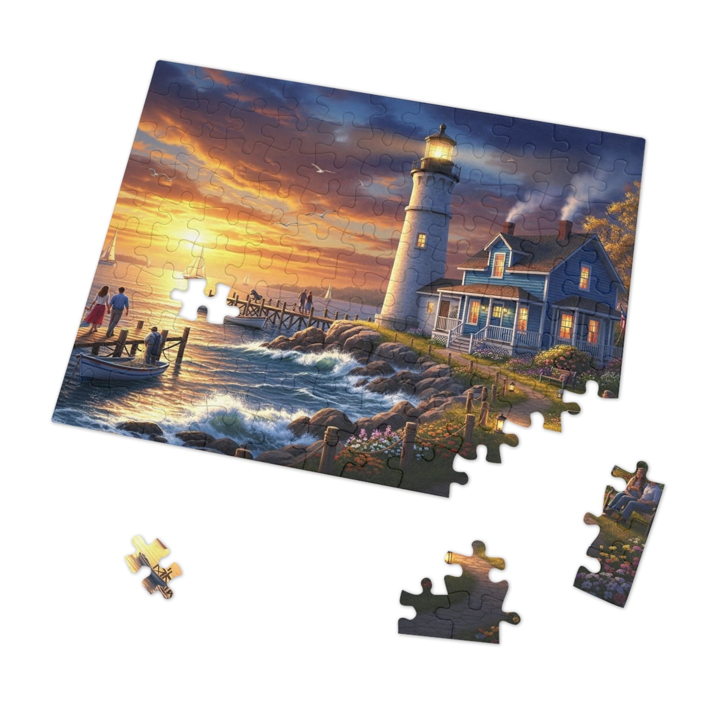 Coastal Lighthouse Jigsaw Puzzle