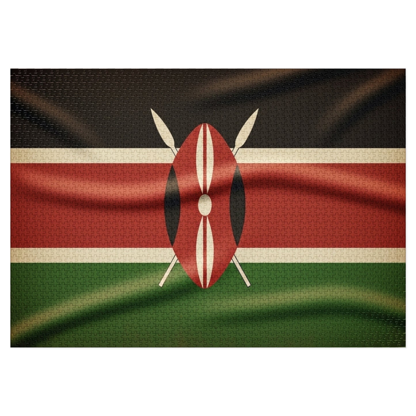 Kenya Flag Jigsaw Puzzle