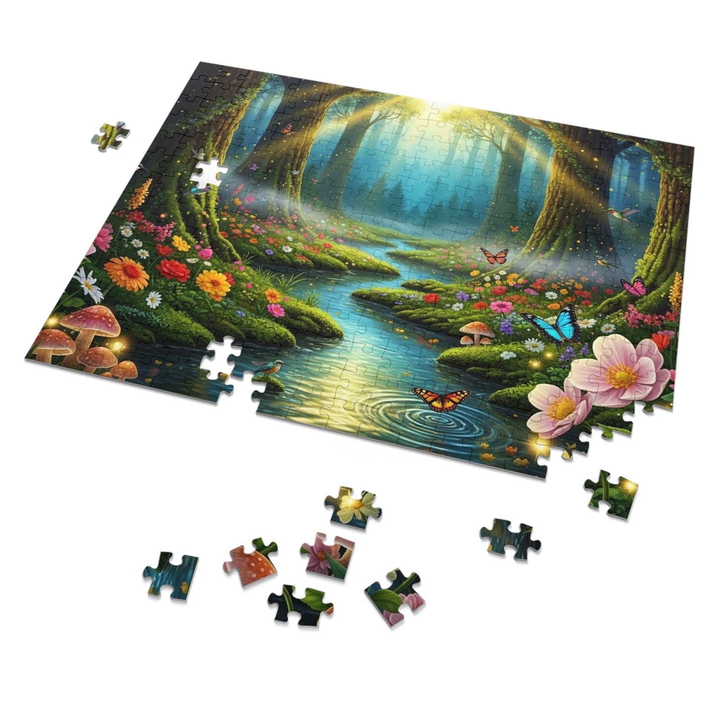 Enchanted Forest Stream Jigsaw Puzzle