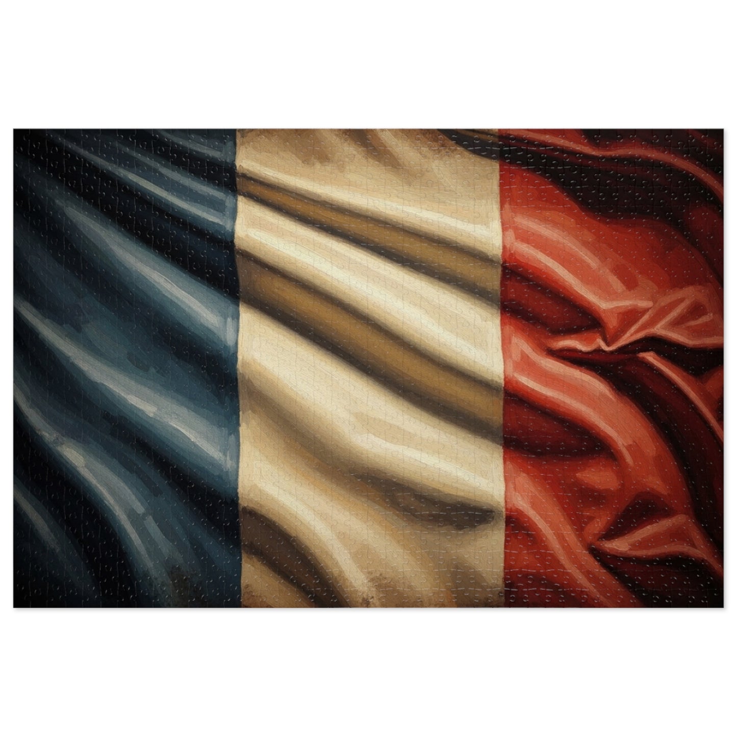 French Flag Jigsaw Puzzle