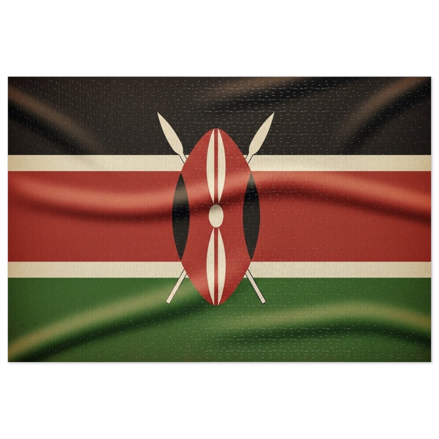 Kenya Flag Jigsaw Puzzle