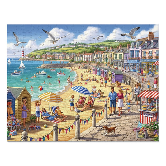 Coastal Seaside Beach Jigsaw Puzzle