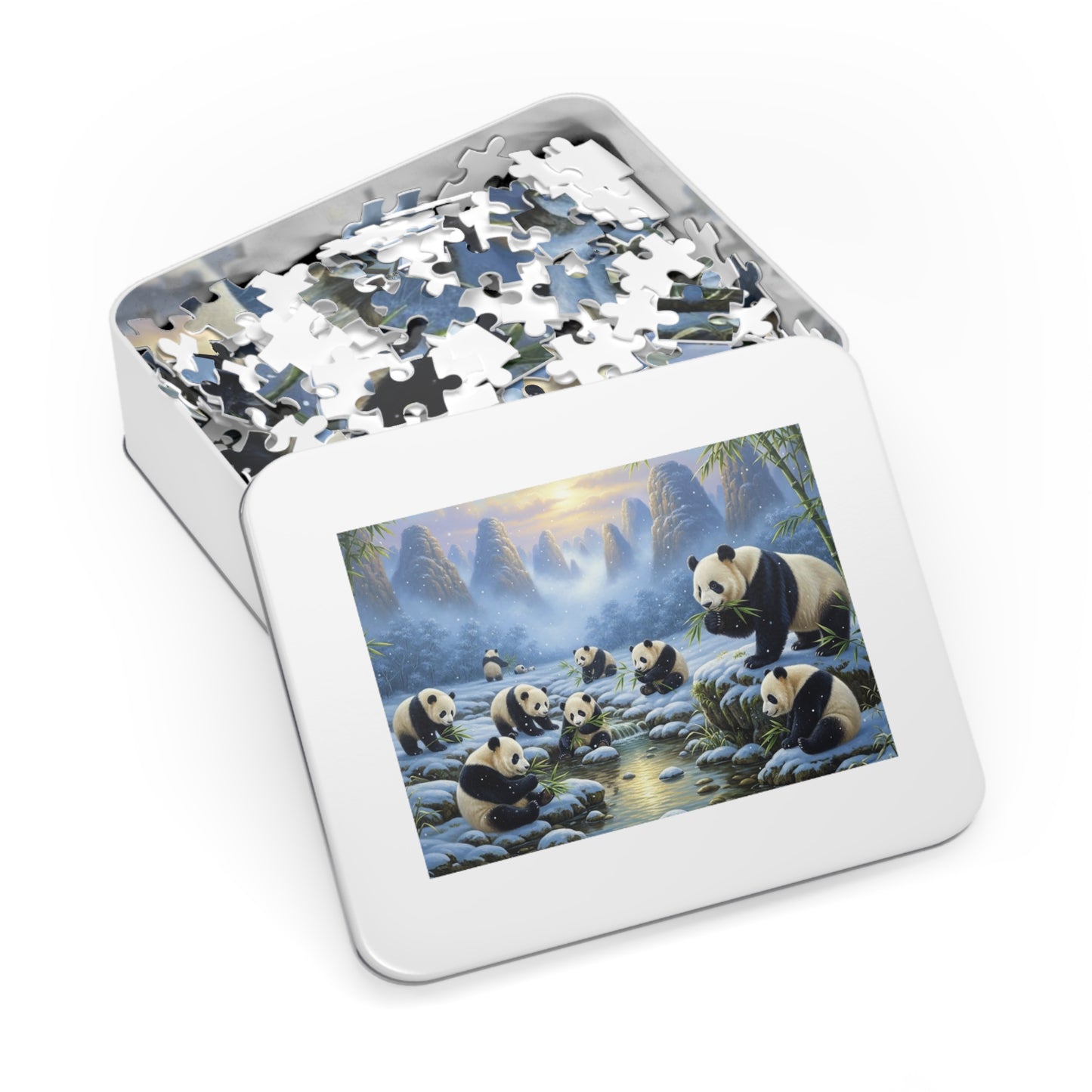 Panda Family Jigsaw Puzzle