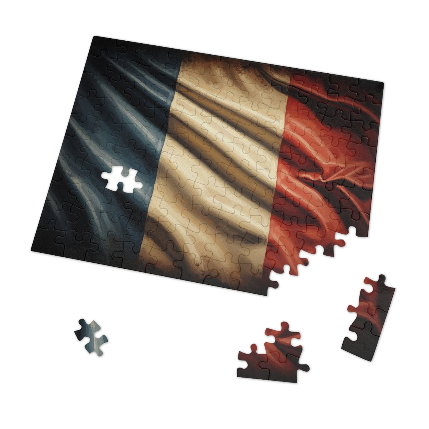 French Flag Jigsaw Puzzle