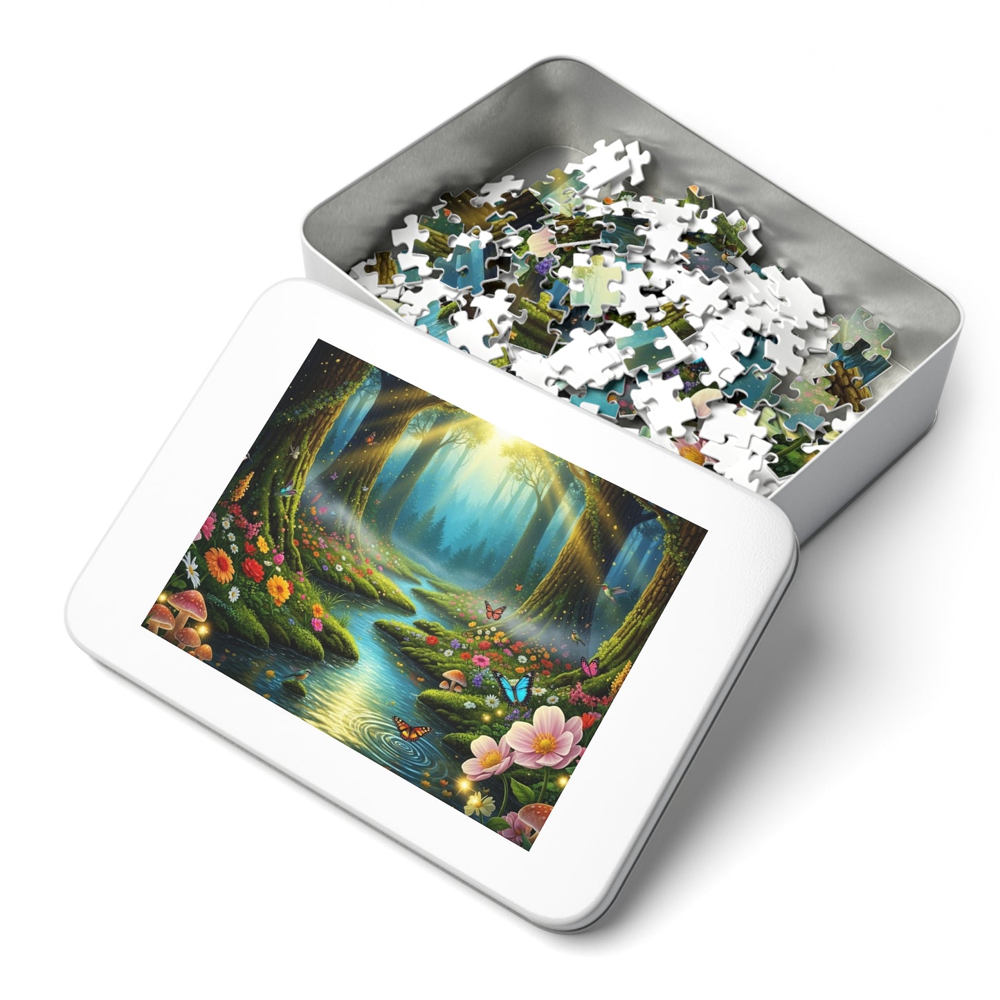 Enchanted Forest Stream Jigsaw Puzzle