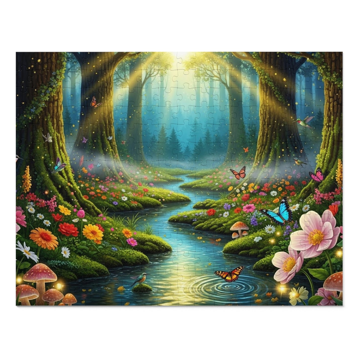 Enchanted Forest Stream Jigsaw Puzzle