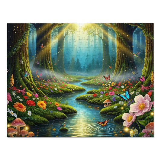 Enchanted Forest Stream Jigsaw Puzzle