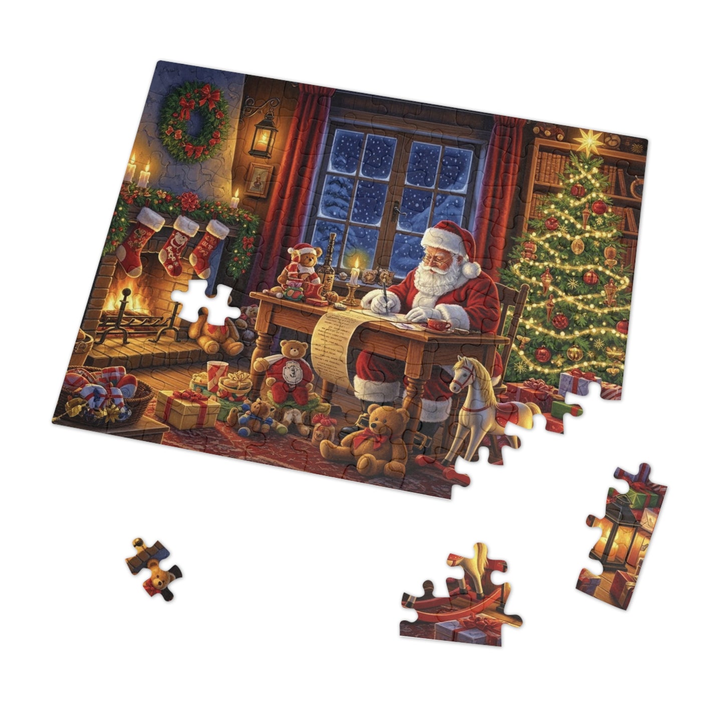 Santa’s Workshop Christmas Jigsaw Puzzle