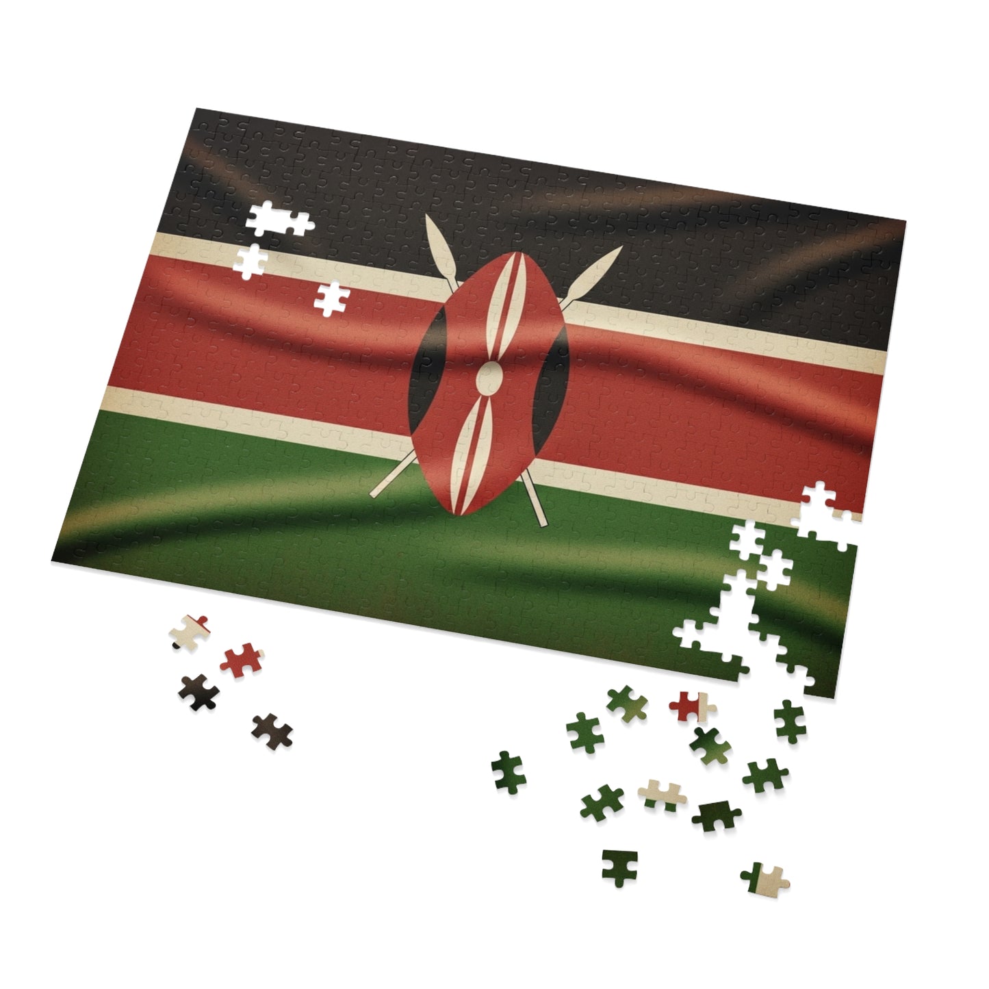Kenya Flag Jigsaw Puzzle