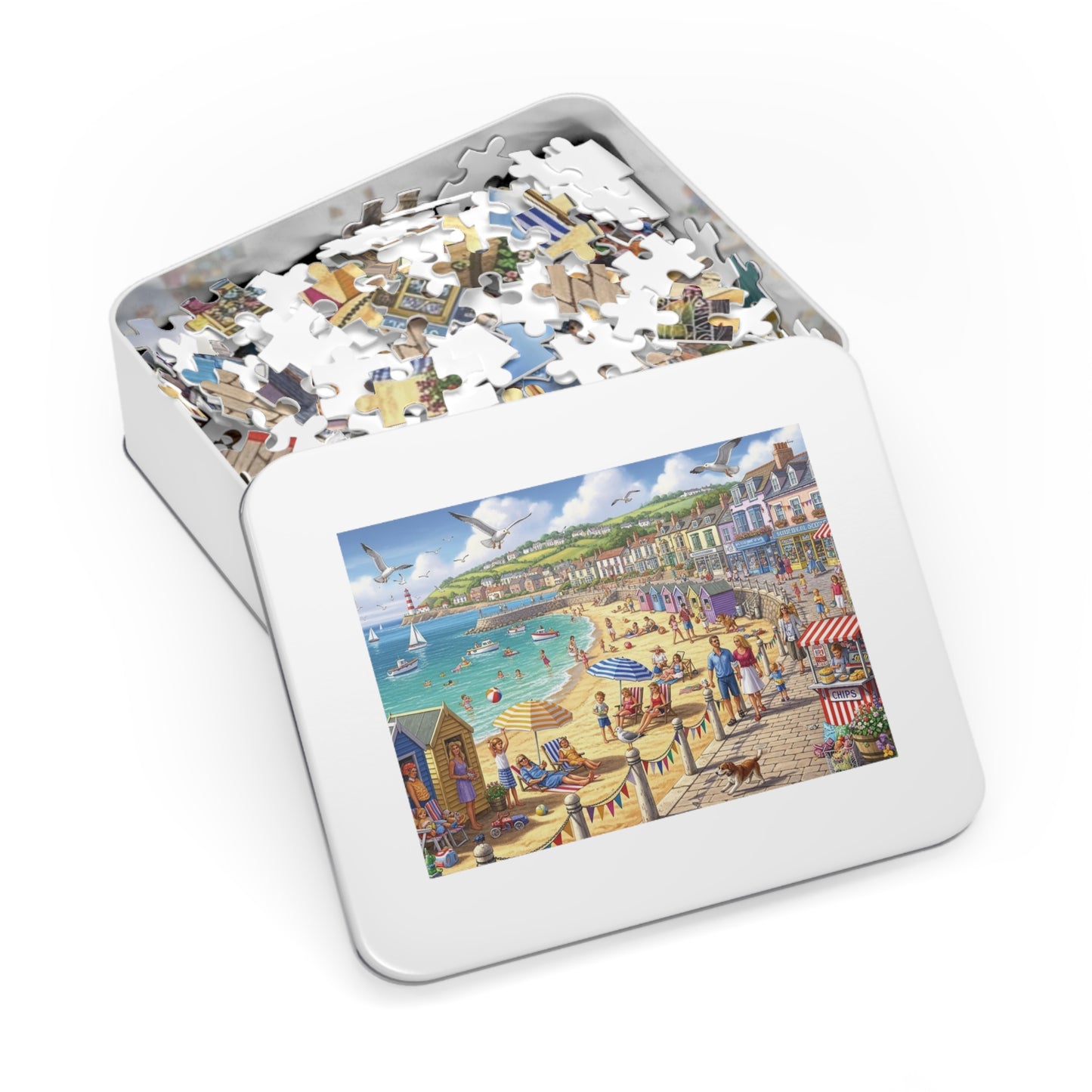 Coastal Seaside Beach Jigsaw Puzzle