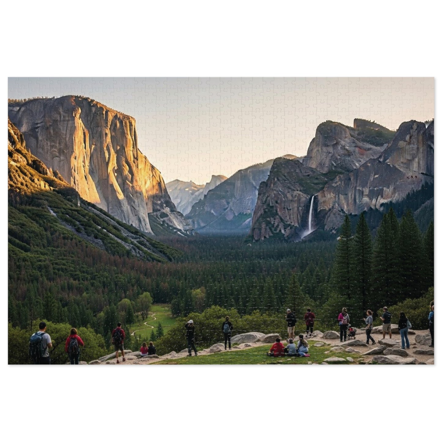 Yosemite Valley Jigsaw Puzzle 🌄 Granite Cliffs, Waterfalls & Iconic National Park View