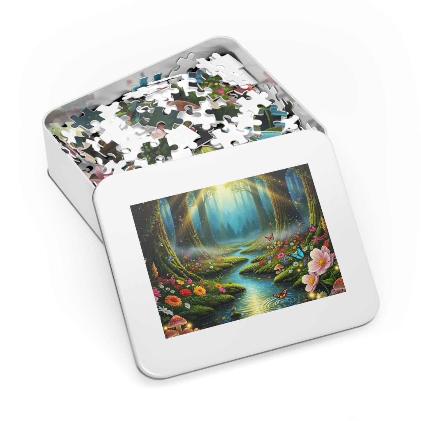 Enchanted Forest Stream Jigsaw Puzzle