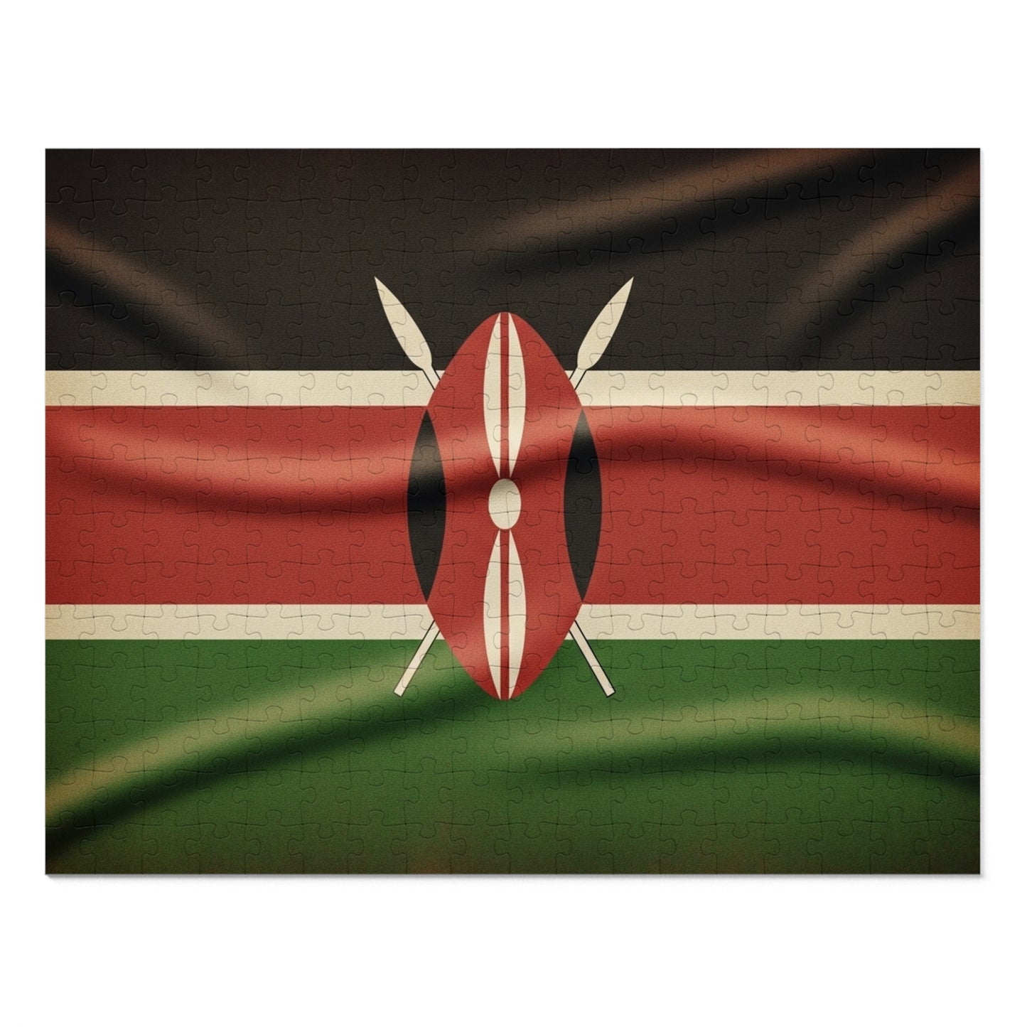 Kenya Flag Jigsaw Puzzle