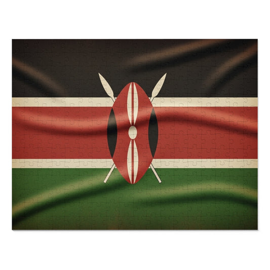 Kenya Flag Jigsaw Puzzle