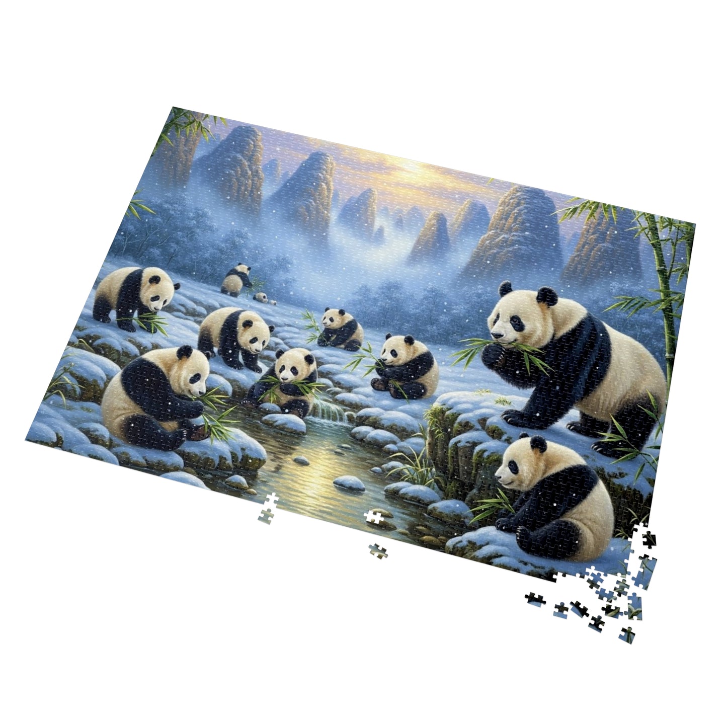 Panda Family Jigsaw Puzzle