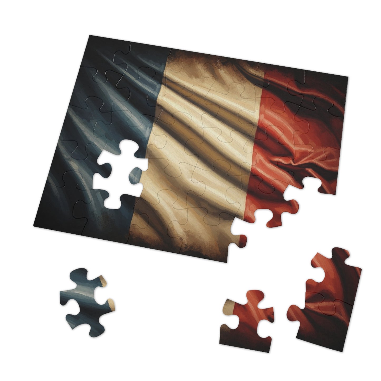 French Flag Jigsaw Puzzle