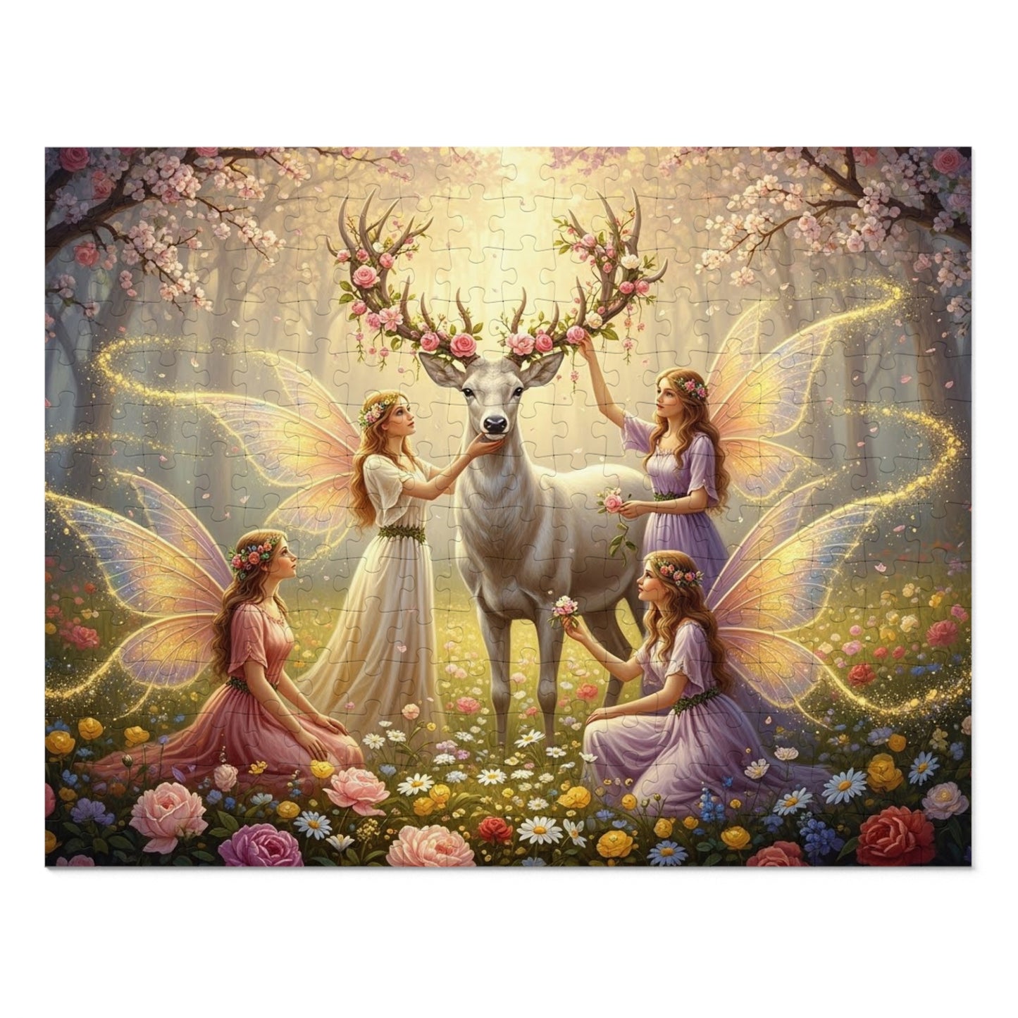 Enchanted Fairy Deer Jigsaw Puzzle